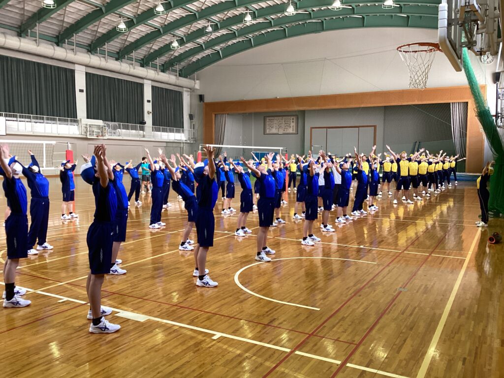 中3・中1合同体育（運動会に向けて） | 崇徳中学校